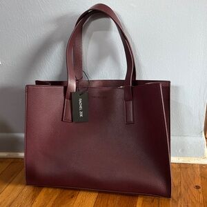 Burgundy Tote Bag